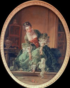 Het leergierige hondje door François Boucher